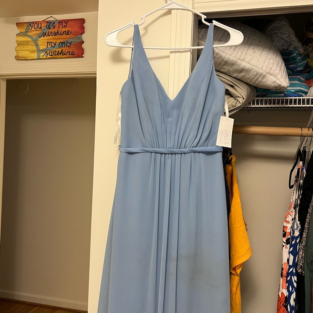 Light Blue Bridesmaid Dress BrideSide